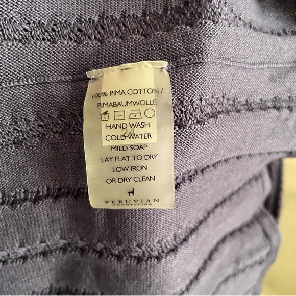 Peruvian Connection Delmara Dress Ultramarine Blue Size XS $349 - Picture 8 of 9